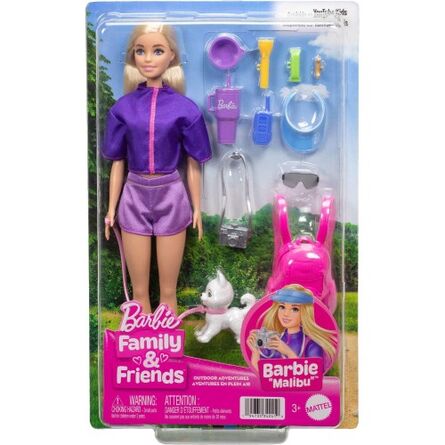 Mattel Barbie Family & Friends : Barbie Malibu - Outdoor Adventures (JJV59)