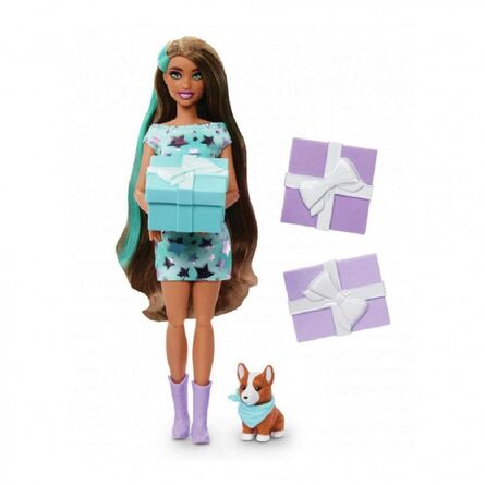 Mattel Barbie: Party Unboxed Reveal - Doll with Brown Hair (JFG72)