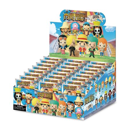 One Piece 3D Foam Bag Clips Figures (1pc) Random