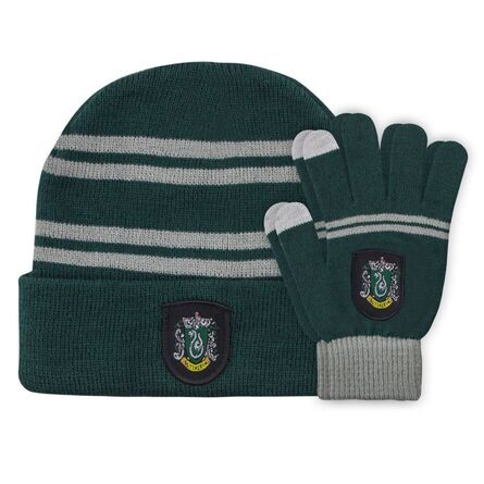 Σετ Σκούφος και Γάντια Παιδικά Harry Potter Slytherin