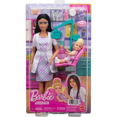 Mattel Barbie: You Can Be Anything - Dentist with Kid Doll (JMK15)