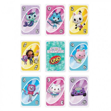 Επιτραπέζιο με Κάρτες Mattel Uno: Uno Junior - Gabby's Dollhouse (JLH17)