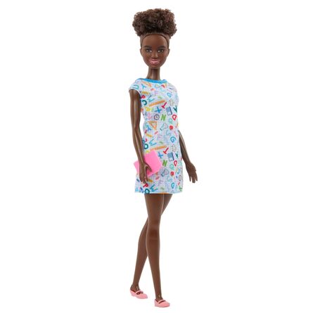 Κούκλα Mattel Barbie: You Can be Anything - Teacher Dark Skin Doll (HBW97)