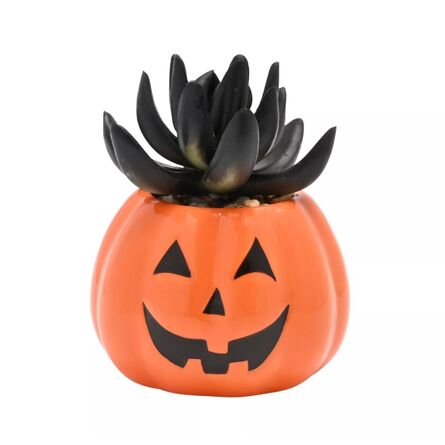 Διακοσμητικό Γλαστράκι Halloween Pumpkin