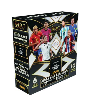 Panini 2026-26 Select Road To World Cup SC Mega Box