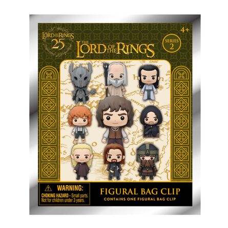 Lord of the Rings (Series2) 3D Foam Bag Clips Figures (1pc) Random