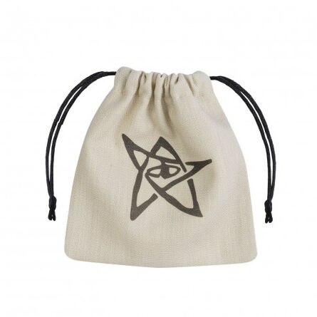 Call of Cthulhu Dice Bag: Beige & Black