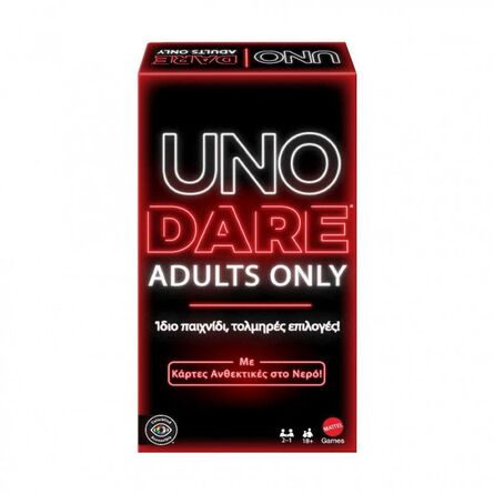 Επιτραπέζιο Παιχνίδι Mattel Uno: Uno Dare Adults Only (Greek Language) (JNL31)