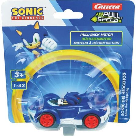 Αυτοκινητάκι Carrera Pull Speed: Sonic The Hedgehog - Sonic the Hedgehog Pull-Back Vehicle 1:43 (15818325)
