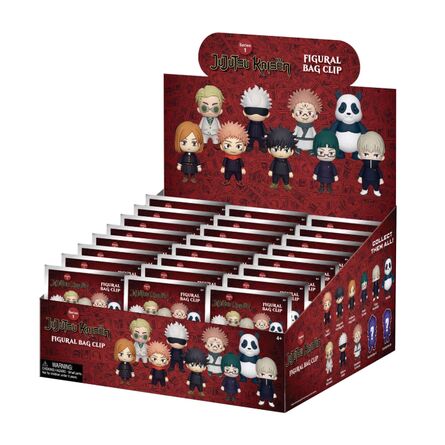 Jujutsu Kaisen (Series 1) 3D Foam BagClips Figures (1pc) Random