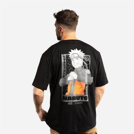 Naruto Uzumaki Black T-shirt