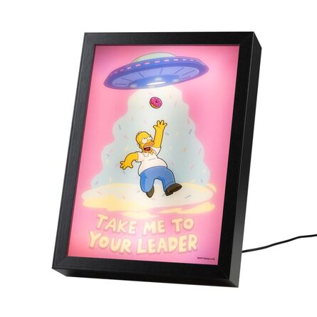 Κάδρο με Φώς The Simpsons Homer Framed LED Print