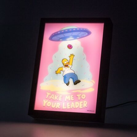 Κάδρο με Φώς The Simpsons Homer Framed LED Print