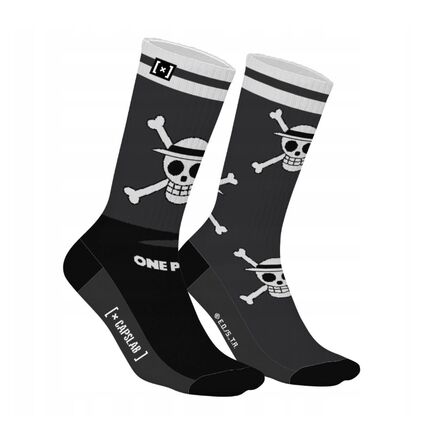 Κάλτσες One Piece Socks  Skull Grey Socks