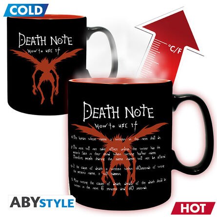 Θερμοαντριδραστική Κούπα Death Note L & Light Mug Heat Change