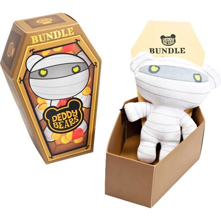 Λούτρινο Deddy Bears Bundle Plush with Coffin Bundle 14cm