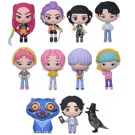 Μπρελόκ Monogram: K-Pop Demon Hunters (BlindBag/Random) (Series1) 3D Foam Bag Clips Figure 1pc 1τμχ Τυχαία Επιλογή