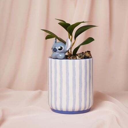 Γλαστράκι Disney Stitch Planter with 3D Stitch & Faux Plant