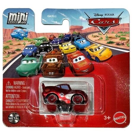 Mattel Disney Cars: Mini Racers - Radiator Springs Lighning McQueen Vehicle (HLV13)