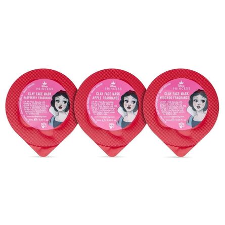 Μάσκες Προσώπου Disney Snow White Clay Mask Trio