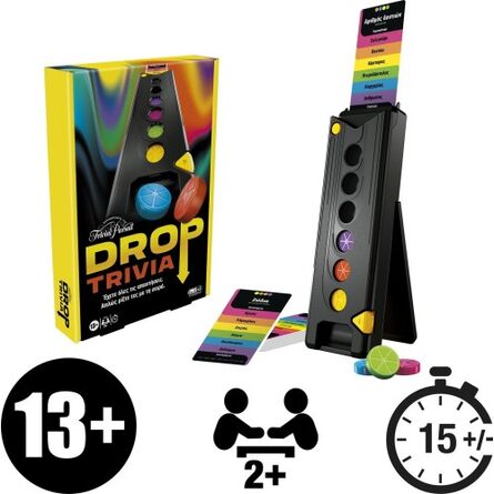 Επιτραπέζιο Παιχνίδι Hasbro Drop Trivia (F9833)
