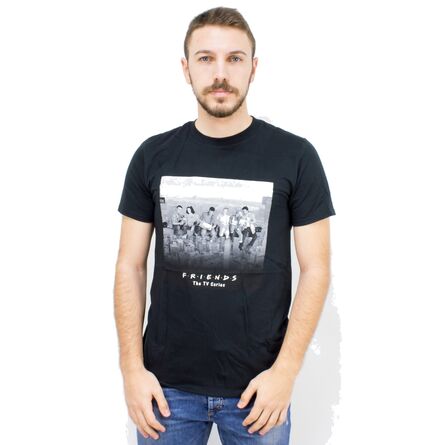 Friends Group Black T-Shirt