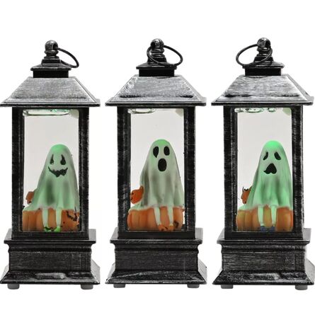 Φωτιστικό Halloween Led  Mini Lantern Include Ghosts (Τυχαία Επιλογή/ 1pcs)