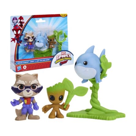 Hasbro Marvel Spidey and His Amazing Friends: Groot & Rocket Rescue 2-Pack