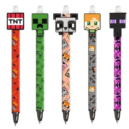 Minecraft Erasable Gel Pen (Random/ 1pcs)