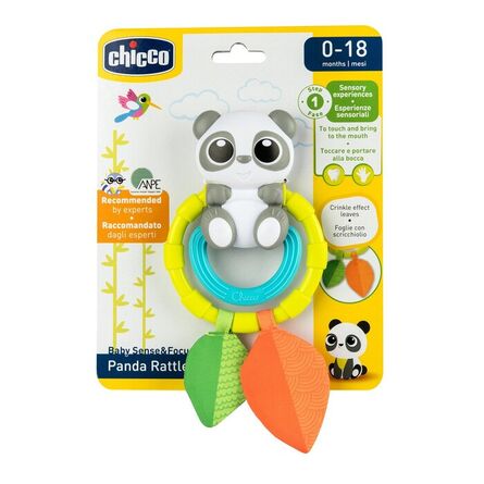 Βρεφικό Παιχνίδι Chicco Baby Sense & Focus: Panda Rattle (Y01-11593-00)