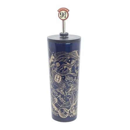Θερμός Harry Potter  Insulated Straw Tumbler With 3D Cover