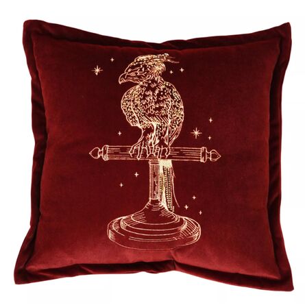 Harry Potter Alumni Velvet Cushion  Fawkes