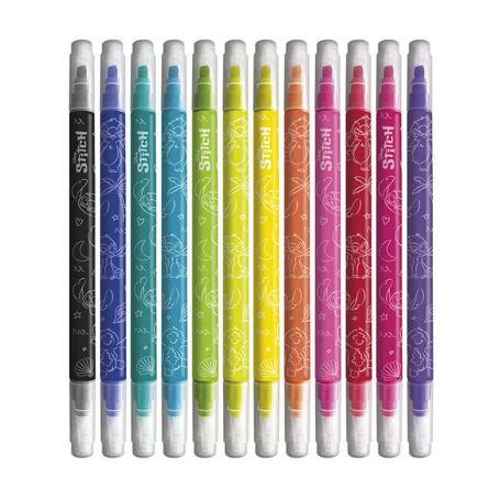 Μαρκαδόροι Disney Stitch Set Of 12 Eraseable