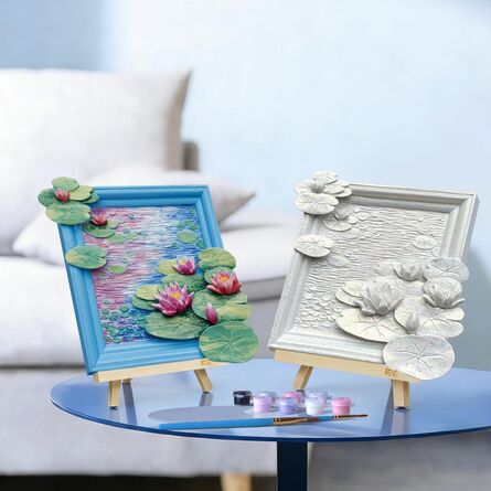 Σετ Ζωγραφικής Magnet Diy Water Lilies  Resin DIY 3D Painting