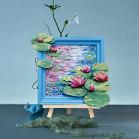 Σετ Ζωγραφικής Magnet Diy Water Lilies  Resin DIY 3D Painting