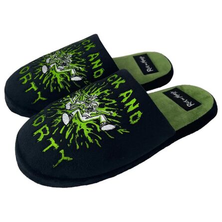 Rick and Morty: Splat Mens Mule Slippers