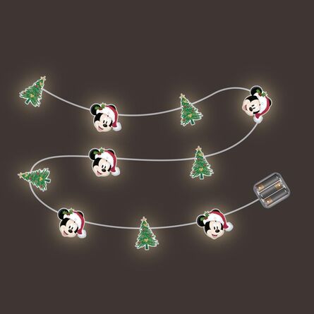 Γιρλάντα με Φώς Disney Mickey Christmas Garland Light Up