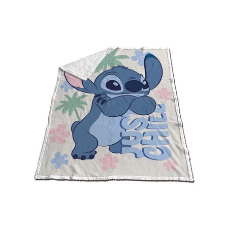 Κουβέρτα Disney Stitch Just Chill Pale Sherpa