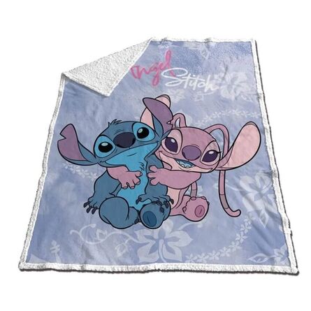 Κουβέρτα Disney Stitch And Angel Sherpa