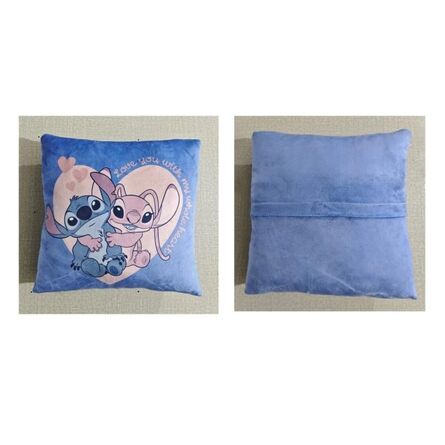 Μαξιλάρι Disney Stitch and Angel Squared
