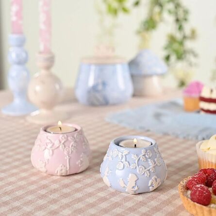 Alice in Wondeland Duo 2 Tea Light Holders