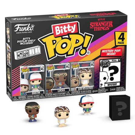 Φιγούρα Funko Bitty Pop! 4-Pack Stranger Things Dustin,Lucas, Eleven (with Electrodes)
