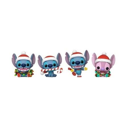 Φιγούρες Funko Pocket Pop! 4-Pack Disney: Lilo & Stitch Holiday