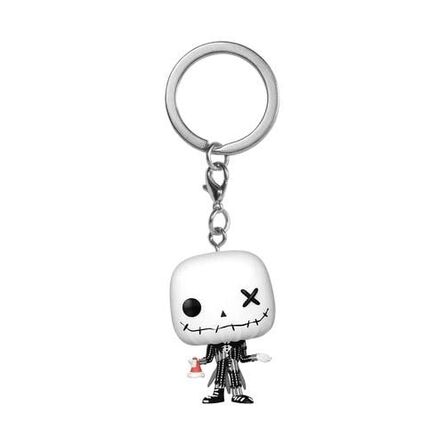 Μπρελόκ Funko Pocket Pop! Disney: The Nightmare Before Christmas (Patchwork) - Jack Skellington