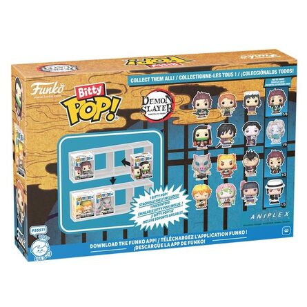 Φιγούρες Funko Bitty Pop! 4-Pack: Demon Slayer- Inosuke Hashibira - Kyojuro Rengoku - Genya Shinazugawa (Chase is Possible)