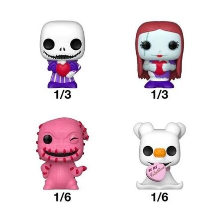 Funko Bitty Pop! Disney: The Nightmare Before Christmas (Valentine's Day) 1pc Random Pick
