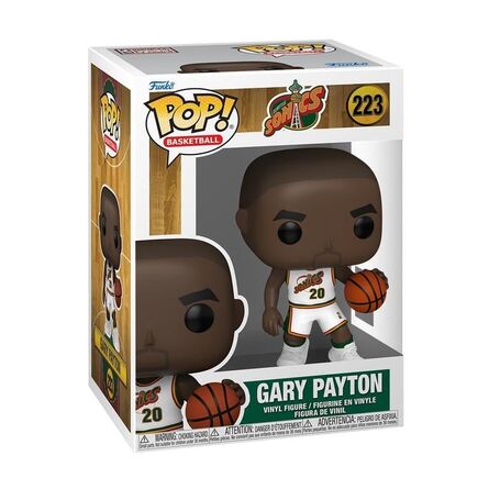 Funko Pop! Seattle Sonics - Gary Payton (White Home Uniform)