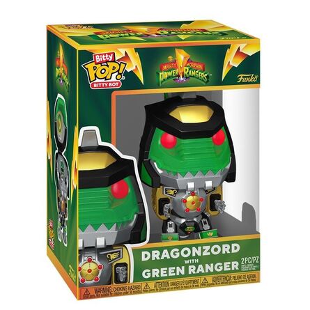 Φιγούρα Funko Bitty Pop! Bitty Bots: Power Rangers - Dragon Zord with Green Ranger