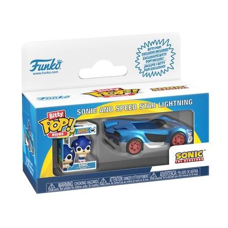 Φιγούρα Funko Bitty Pop! Rides: Sonic The Hedgehog -Sonic and Speed Star Lightning Vinyl