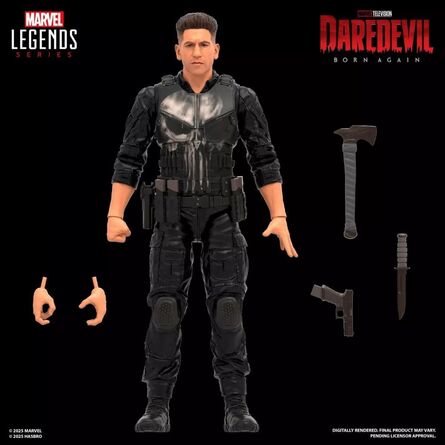 Φιγούρα Δράσης Hasbro Marvel Legends Daredevil Born Again Punisher Figure